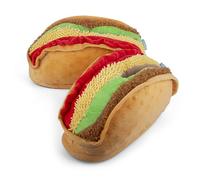 Coddies Pantoufles Taco - Pantoufles unisexes drôles, chaussures confortables originales, cadeaux de Noël, chaussures funky | Hommes, femmes et adolescents, Taco., 41/43.5 EU