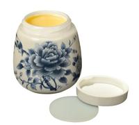 Coddled Egg Cups - 220ml Ceramic Vintage Cooker with Lid, Retro Soft Boiled Serving Dish | Elegant Breakfast Table Decoration for Home Dormitory Hotel Restaurant Apartment Rental Kitchen