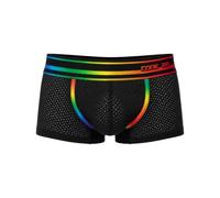 CODE 22 - sous-vêtement Boxeur ajusté Hommes - Pride Trunk Black - 1x Taille S