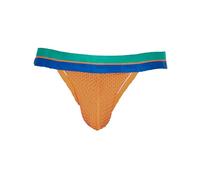CODE 22 Sous-vêtement Hommes Bright Mesh Jockstrap Orange - Orange - 1 x TAILLE L