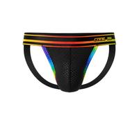 CODE 22 - sous-vêtement Hommes - Pride Jockstrap Black - 1x Taille S