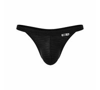CODE 22 - sous-vêtement String Hommes - Zebra Thong Black - 1x Taille S