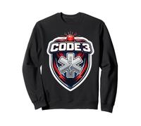 Code 3 Trois argots paramédicaux Amusants à l'intérieur de la Blague EMT EMS Sweatshirt