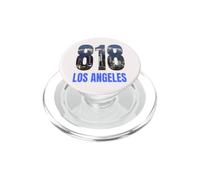 Code 818 Souvenirs de la Ville de Los Angeles, État de Californie, Panorama Urbain PopSockets PopGrip pour MagSafe