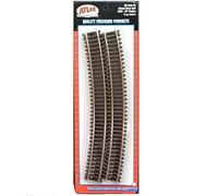 Code 83 Nickel Silver 24" Radius Snap Track (6/Bx) HO Scale Atlas Trains