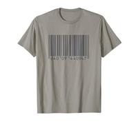 Code à barres Retail UPC Identification Tag Marqué Propre T-Shirt