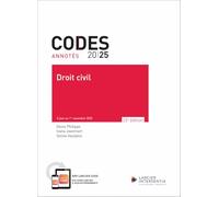 Code annoté - Droit civil 2025 - À jour au 1er novembre 2025