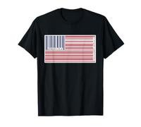 Code barres drapeau américain - Liberté à vendre - déclin T-Shirt
