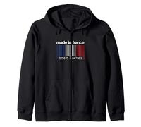 Code-Barres Drapeau France fabriqué en France Paris français Sweat à Capuche