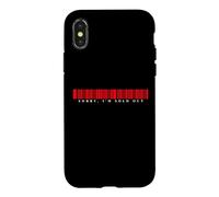 Code-Barres « I'm Sorry I'm Sold Out » Cool Funny Simple Coque pour iPhone X/XS