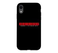 Code-Barres « I'm Sorry I'm Sold Out » Cool Funny Simple Coque pour iPhone XR