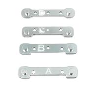 Code Bras Montage De Suspension pour MJX pour Hyper Go 10303 10304 1/10 | Modifier Bras suspension alu CNC pour rigidité châssis voiture RC 1/10 contrôle roues précis upgrade Pièces