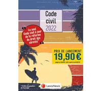 Code civil 2022 - Jaquette Surfer - Laurent Leveneur - LexisNexis - relié - Etude