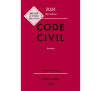 Code civil 2024, annoté 123ème édition - Xavier Henry - Dalloz - relié - Etude