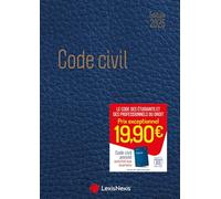 Code civil 2025 - Jaquette Blue leather