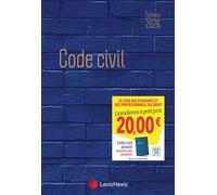 Code civil 2026 - Jaquette Blue wall - Laurent Leveneur - LexisNexis - relié - Etude