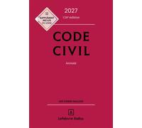 Code civil 2027, annoté 126ème édition - Xavier Henry - Dalloz - relié - Manuel