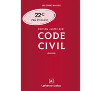 Code civil 2027 annoté. Édition limitée 126ème édition - Xavier Henry - Dalloz - broché - Manuel