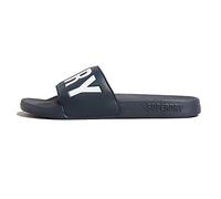 Claquettes Superdry Code Core Vegan bleu blanc femme - S