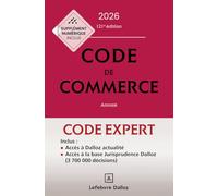 Code Dalloz Expert. Code de commerce 2026. 121e éd.
