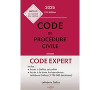 Code Dalloz Expert. Code de procédure civile 2025. 21e éd.