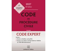 Code Dalloz Expert. Code de procédure civile 2027. 23e éd.