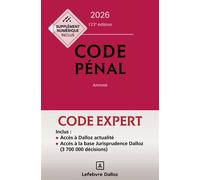 Code Dalloz Expert. Codes pénal et procédure pénale 2026 + Supplément "loi narcotrafic" inclus - Yves Mayaud - Dalloz - Livre CD-ROM - Etude CD