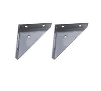 Code d'angle multifonctionnel triangulaire à 90 degrés, support angle droit, accessoires de quincaillerie for meubles, adapté aux bureaux et chaises, 20 pièces Pour Bureau(Gray-20pcs)