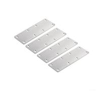 Code d'angle plat avec disposition multi-trous pour un placement flexible de la fixation dans des matériaux d'épaisseur variable (4 pièces)