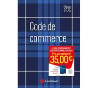 Code de commerce 2025 - Jaquette Blue tartan
