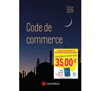 Code de commerce 2026 - Jaquette Istamblue - Philippe Pétel - LexisNexis - relié - Etude