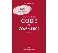 Code de commerce 2027 annoté. Édition limitée 122ème édition - Nicolas Rontchevsky - Dalloz - broché - Manuel