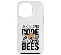Code de débogage et Keeping Bees Programmeur Apiculteur Coque pour iPhone 13 Pro