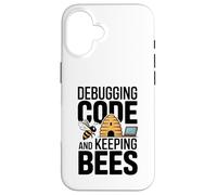 Code de débogage et Keeping Bees Programmeur Apiculteur Coque pour iPhone 16