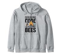 Code de débogage et Keeping Bees Programmeur Apiculteur Sweat à Capuche
