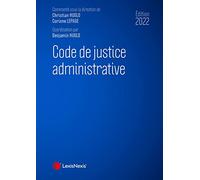 code de justice administrative 2022