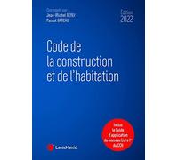 code de la construction et de l habitation 2022