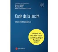 Code de la laïcité B. Beigner (Auteur), M. Philip (Auteur)