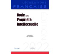 Code de la propriété intellectuelle: Non annoté