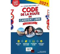 Code de la route 2021 en candidat libre - Collectif - Du Toucan Eds - broché - Guide