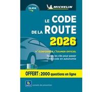 Collectif – Code de la route Michelin 2026 – Manuel – Broché