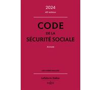 Code de la sécurité sociale 2024, annoté 48ème édition - Anne-Sophie Ginon - Dalloz - relié - Etude