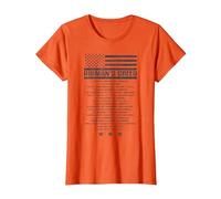 Code de l'armée américaine Airman's Creed Military Ethos Air Force T-Shirt, Femme, Orange, S