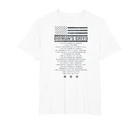 Code de l'armée américaine Airman's Creed Military Ethos Air Force T-Shirt, Homme Grandes Tailles, Blanc, 3X Tall