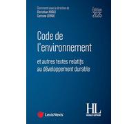 Code de l'environnement 2025