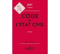 Code De L'état Civil Annoté