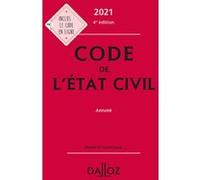 Code de l'état civil 2021, annoté Collectif (Auteur)