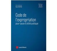 Code de l'expropriation 2025 René Hostiou (Auteur)