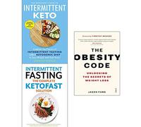 Code de l'obésité, le guide du débutant sur le céto intermittent, le jeûne intermittent, la solution complète cétofast, ensemble de 3 livres
