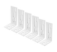 Code de Montage des Rails de Rideaux en Acier Inoxydable 6pcs